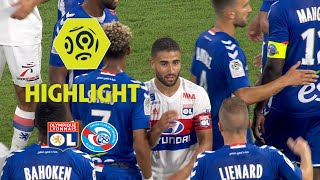 Olympique Lyonnais  RC Strasbourg Alsace 40  Highlights  OL  RCSA  201718 [upl. by Kcirdderf732]