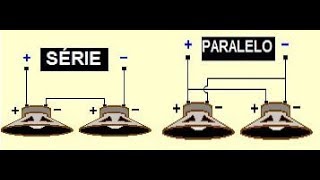 Como ligar alto falantes em série e paralelo [upl. by Garmaise]