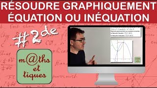 Résoudre graphiquement une équation ou une inéquation  Seconde [upl. by Anderson]