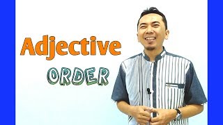 Adjective Order  Belajar Bahasa Inggris [upl. by Airtened]