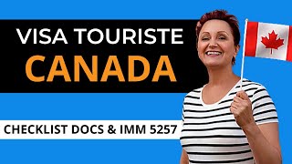 VISA TOURISTE CANADA  Checklist visa visiteur  Formulaire IMM5257 Canada  23 [upl. by Bink]