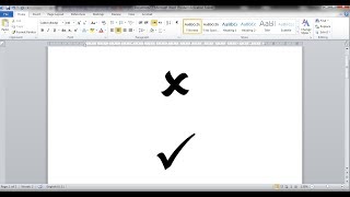 How to bring the Tick Symbol or Check Mark in MS Word ✓ [upl. by Padget419]