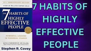 7 HABITS OF HIGHLY EFFECTIVE PEOPLE AUDIOBOOK SUMMARY [upl. by Pearlstein326]