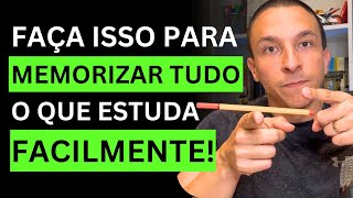 DICA PODEROSA PARA MEMORIZAR TUDO O QUE ESTUDA  Thiago Pereira Aprovação em Concursos Públicos [upl. by Trilley780]