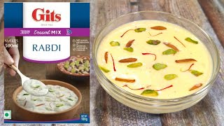 Gits Rabdi Mix Recipe in Hindi  गिट्स राबड़ी मिक्स पैकेट से बनाये टेस्टी राबड़ी  suhanakirasoi [upl. by Nnylannej304]