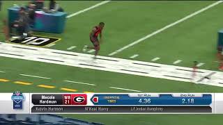 Mecole Hardman shows of his BLAZING speed with an impressive 40 Time [upl. by Roter]