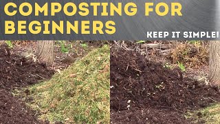 How to make Compost  The Simplest Easy Method To Compost Piles [upl. by Neelloc]