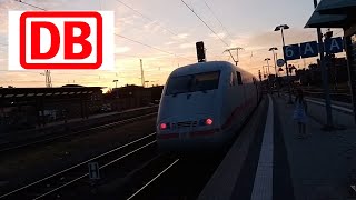 DB ICE 1 départ de Bamberg Hauptbahnhof vers München 1080p 60 FPS [upl. by Sang]