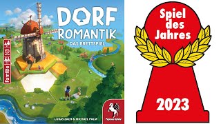 Spiel des Jahres 2023 „Dorfromantik Das Brettspiel“ [upl. by Adaynek]