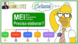 MEI Precisa de PGR  PCMSO  LTCAT  PPP  ESOCIAL [upl. by Ennybor]