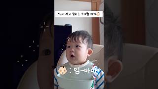 엄마 정확하게 말하는 7개월 아기🐥 baby babyshorts 귀여운아기 육아 아기영상 아기 8개월아기 신생아 cute cutebaby 엄마 [upl. by Cobb]