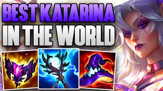 BEST KATARINA IN THE WORLD CARRYING IN CHALLENGER  CHALLENGER KATARINA MID GAMEPLAY  141 S14 [upl. by Reerg]