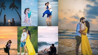 Beach Couple Poses Ideas  GirlfriendBoyfriend Sunset Photoshoot Ideas On Beach [upl. by Roid]