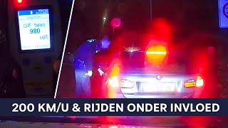 200 kmu en Rijden onder invloed  Politie Dienst Infra [upl. by Garson]