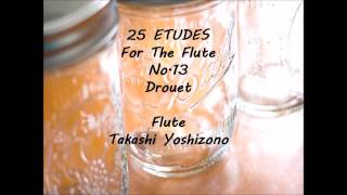 25 Etudes for flute No13Drouet [upl. by Marni496]