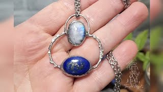 Basic Intro Soft Soldering Jewelry Tutorial with Gemstones [upl. by Vins]