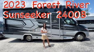 Tour The NEW 2023 Forest River Sunseeker 2400B B Class RV [upl. by Vivyan]