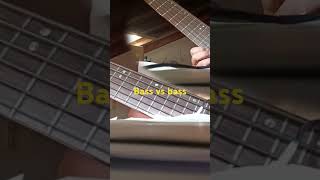 Bass vs bass [upl. by Rolo]