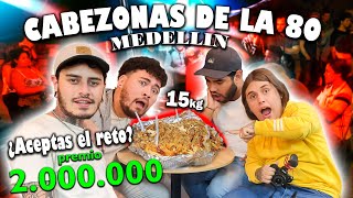 Las famosísimas CABEZONAS de la 80  Más de 15 KILOS de Comida😱 [upl. by Jabe]