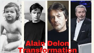 Alain Delon Transformation From 1 to 85 years old⭐ 2021 [upl. by Aerdnaxela]