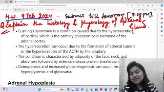 Adrenal Gland Histology and Physiology  BSc III Zoology Revision  DNA Academy  Neha Maam [upl. by Aissac]