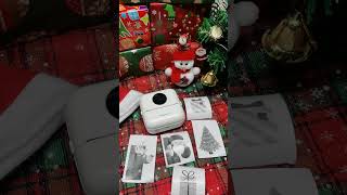 DIY Holiday Crafts Creating Unique Christmas Stickers Using the X5 Wireless Pocket Printer [upl. by Suirtemed707]