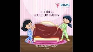 World Bedwetting Day  Kims Hospitals [upl. by Alleras]