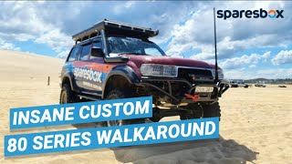 Insane Custom 80 Series Landcruiser Walkaround [upl. by Nnateragram972]