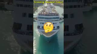 🔥உலகின்🤯ஆழமான 🌊கால்வாயில் செல்லும்⛴️கப்பல்🔴Live Ship crossing Worlds Deepest Canal  Corinth Canal [upl. by Dorkus812]