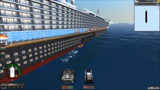 SHIP SIMULATOR EXTREMES  GAMEPLAY SINKING MS OCEANA [upl. by Fronniah]