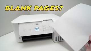 Printer Print Blank Page how to fix this blank page in printer Epson and Other  Blank Page [upl. by Ellita]