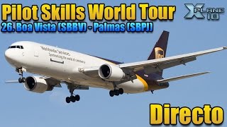 XPlaneIvao Pilot Skills WT 26 SBBVSBPJ  En Directo [upl. by Enihpets]