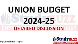 Union Budget 2024 Explained Highlights  Important Budget related questions for Interview amp exams [upl. by Natsud]