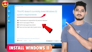 Solved This Pc Doesnt Currently Meet Windows 11 System Requirements 2023  Windows 10 to Windows 11 [upl. by Belak]