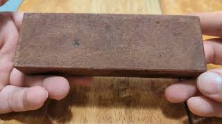 Washita Oilstone Sharpening Stone Hone Arkansas SG 2192 [upl. by Alenairam574]