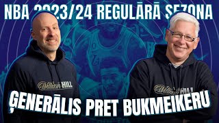 Ģenerālis pret Bukmeikeru  NBA 202324 regulārā sezona [upl. by Aneetsirhc]