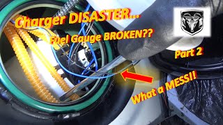 Charger Parts Cannon DISASTERFuel Gauge BROKEN After Pump Replaced Part 2 [upl. by Gratiana342]