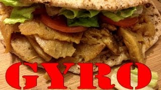 Vegan Gyro Recipe  How to make seitan [upl. by Inaluiak]