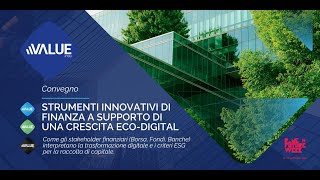 Strumenti innovativi di finanza a supporto di una crescita ecodigital [upl. by Yrrol]