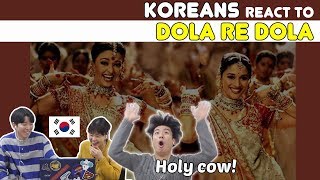 Koreans React To Dola Re Dola Devdas Ι Aishwarya Rai amp Madhuri Dixit [upl. by Krystin]