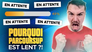 POURQUOI PARCOURSUP EST LENT  analyse en 3 minutes [upl. by Lamrouex]