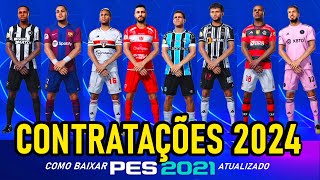 PES 2021 Download PC  Atualização 2024  GAVI PATCH 110 [upl. by Aprile]