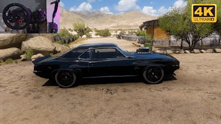 Rebuilding a Chevrolet Camaro 1969  Forza Horizon 5  Logitech G29 Gameplay  4K [upl. by Sokin]