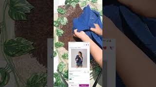 Denim Jacket from meesho denim youtubeshorts viralvideo shorts [upl. by Enomsed]