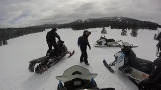 Snowmobile in the Gallatin Range Pt 3 [upl. by Itin]