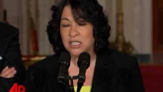 Obama Picks Sotomayor for High Court [upl. by Ihcalam]