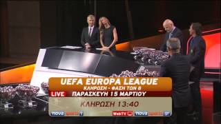 UEFA Champions League amp Europa League  Κληρώσεις Φάσης 8 153 [upl. by Kuhn634]