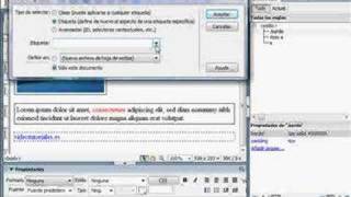 parte 2 DreamWeaver cs3  DIV y CCS videotutorialeses [upl. by Naitsabes]