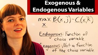 Exogenous amp Endogenous Variables in Economics [upl. by Hound501]