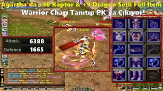 KhangNOCHA  Yeni Serverda 10 Raptor amp 9 Dragon Setli Warrior Charla PK Atıyor  Knight Online [upl. by Enined106]